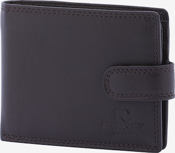 Enrico Coveri Portemonnaie in Braun: Vorderseite