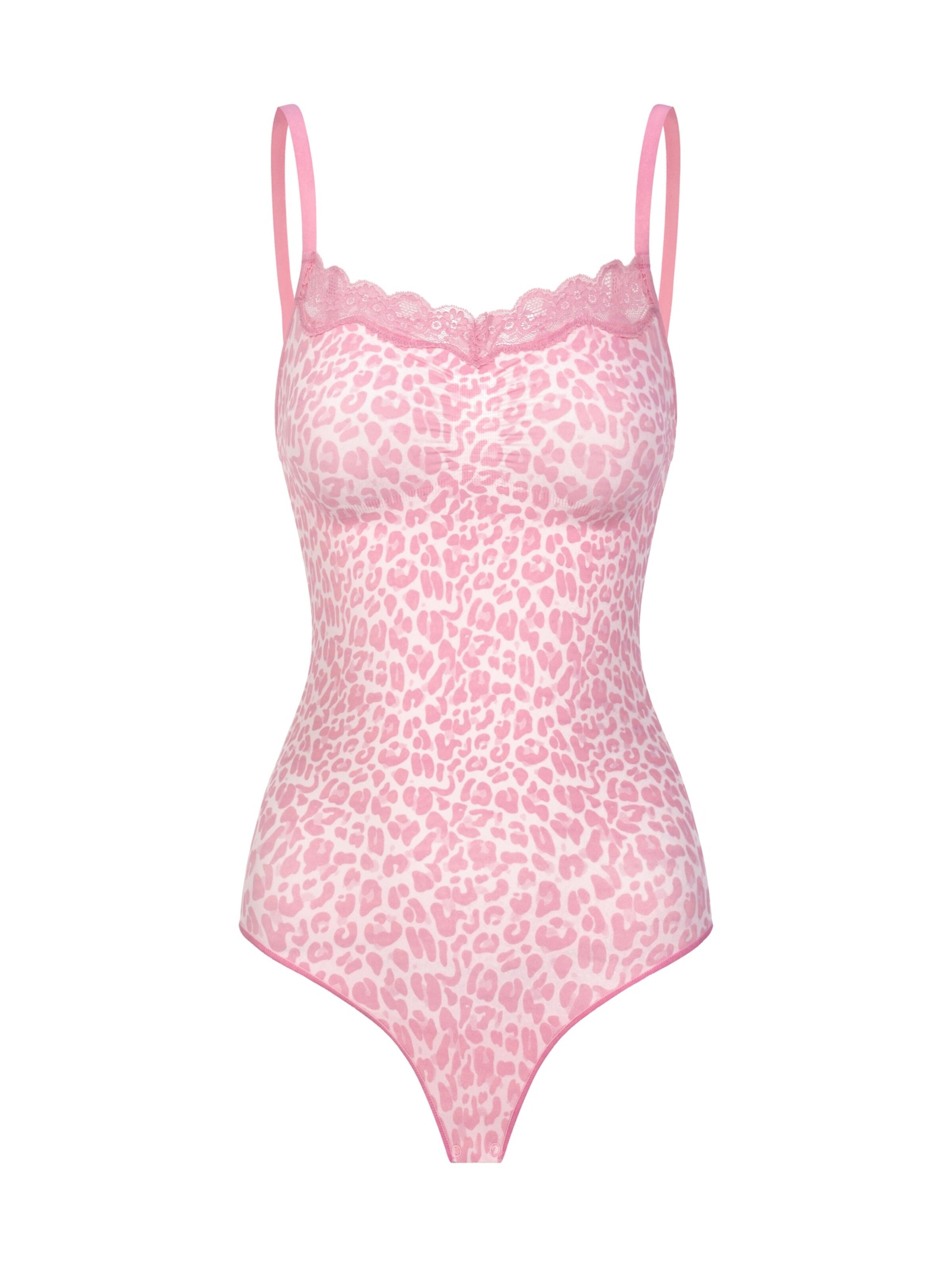 cfab Shaping bodysuit 'Bodysuit Sculpting Shapewear mit Lace' in Pink: front