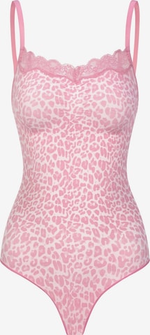 cfab Shaping bodysuit 'Bodysuit Sculpting Shapewear mit Lace' in Pink: front