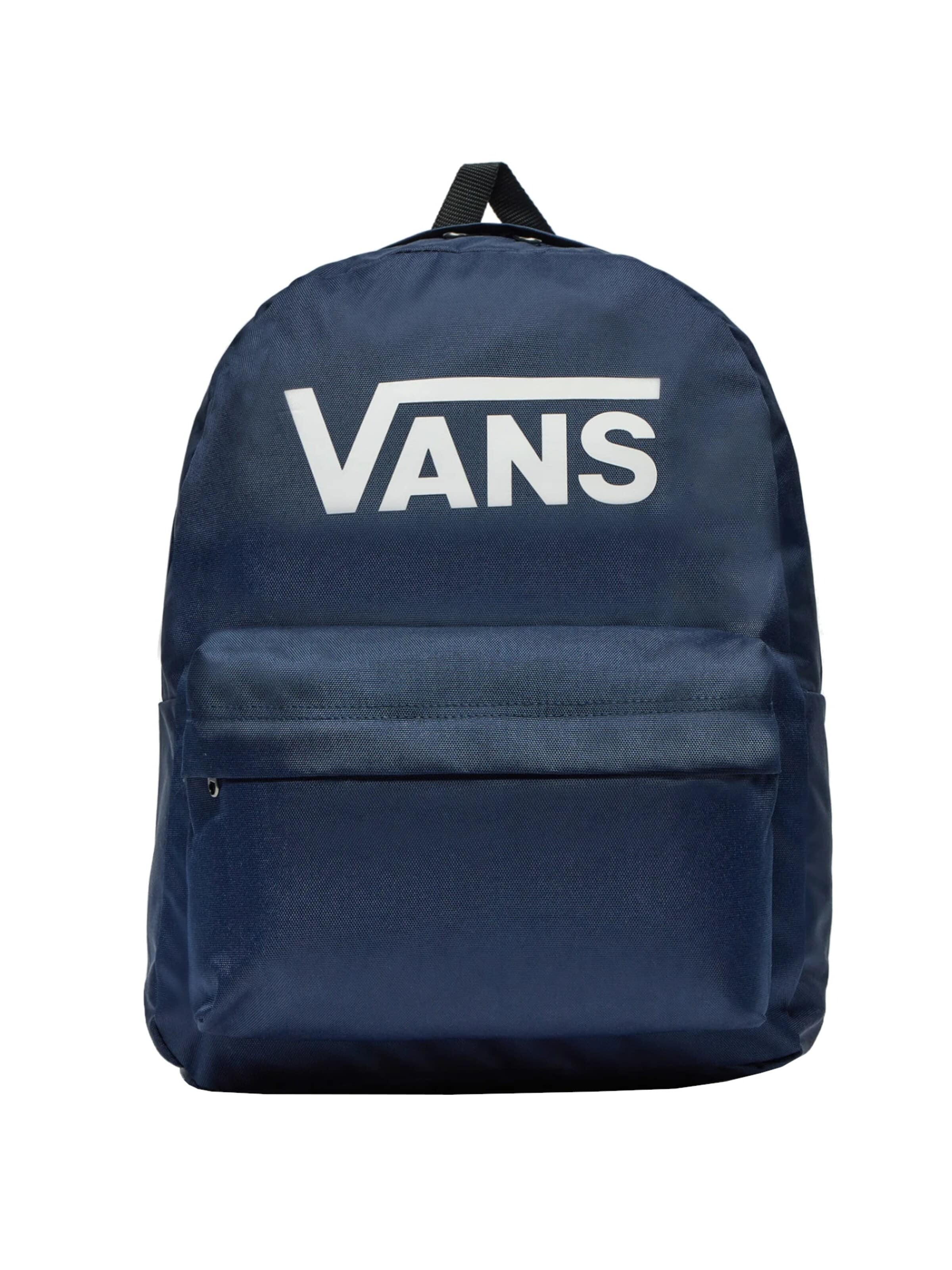 VANS Backpack 'Vans Old Skool Print Backpack' in Blue: front