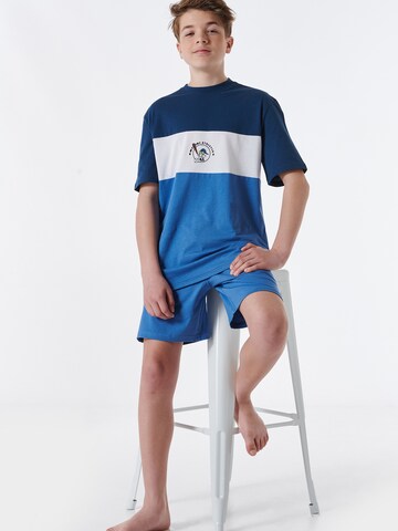 SCHIESSER Shorty ' Teens Nightwear ' in Blau