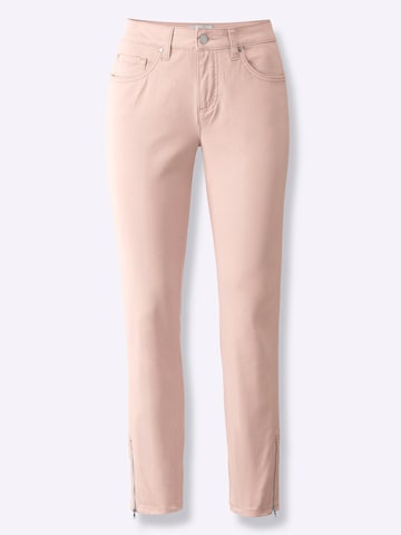 heine Slim fit Jeans in Pink: front