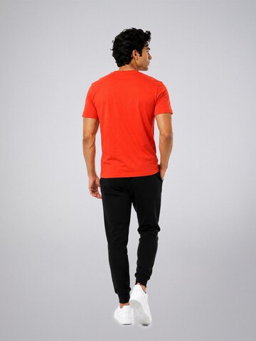 PANTONECLO Shirt 'Pantoneclo Men’s Crew Neck Short Sleeve T-Shirt'‌‌‌ in Rot