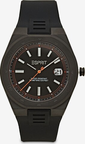 ESPRIT Analoog horloge in Zwart: voorkant