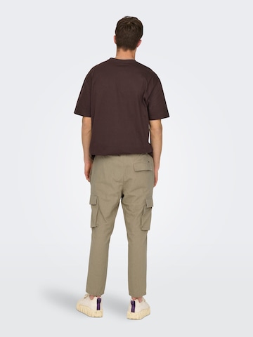 Only & Sons Tapered Trousers 'Linus' in Beige