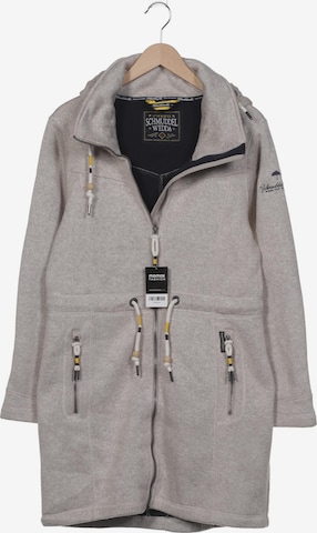 Schmuddelwedda Mantel L in Grau: Vorderseite