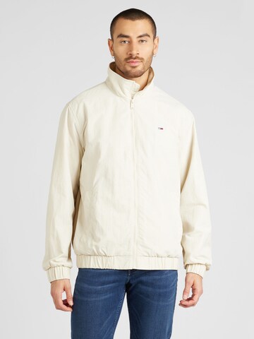 Tommy Jeans Jacke 'ESSENTIAL' in Beige: Vorderseite