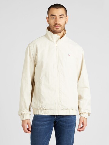 Tommy Jeans Between-Season Jacket 'ESSENTIAL' in Beige: front