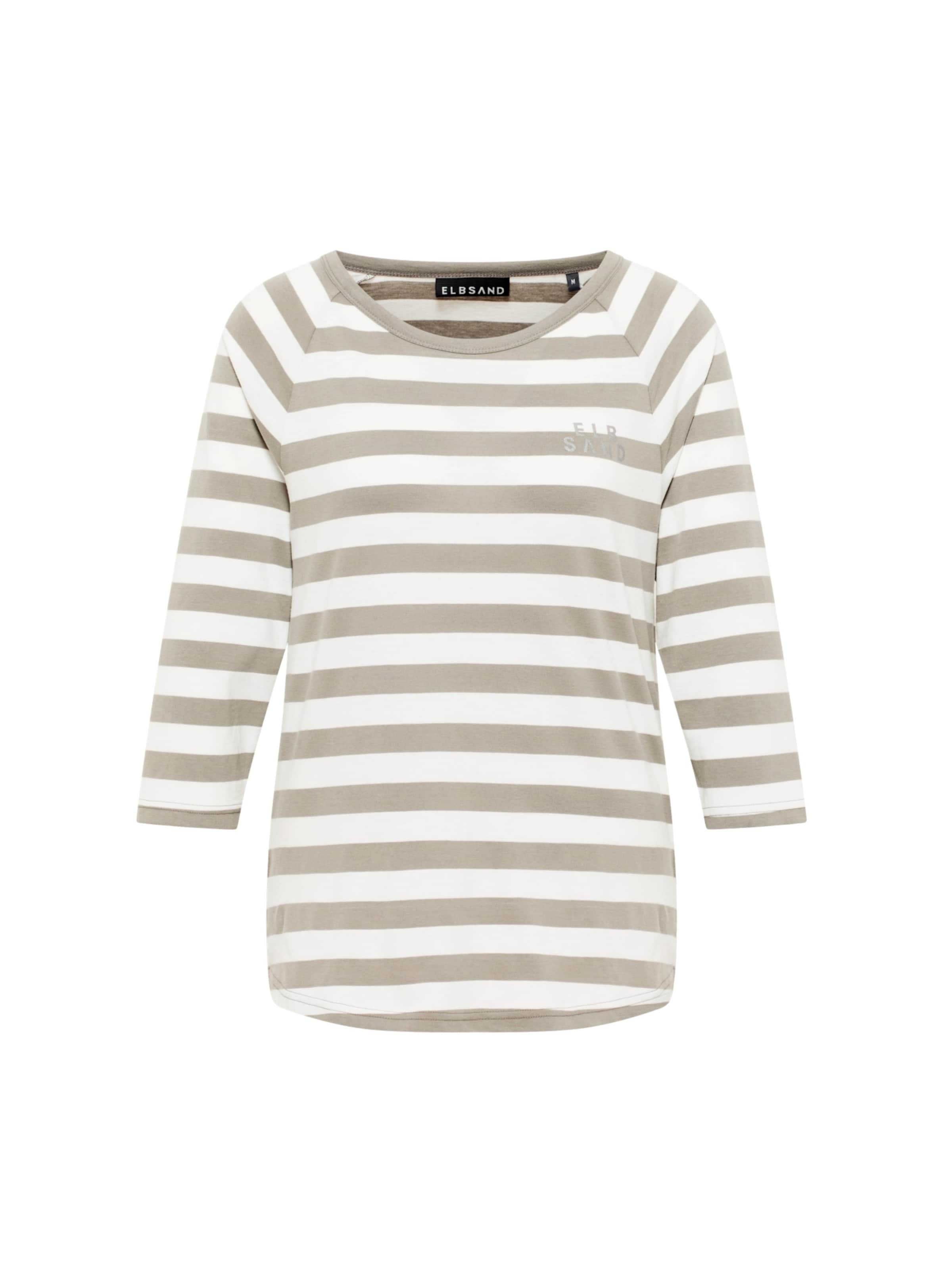 Elbsand Shirt 'Celin' in Beige / White, Item view