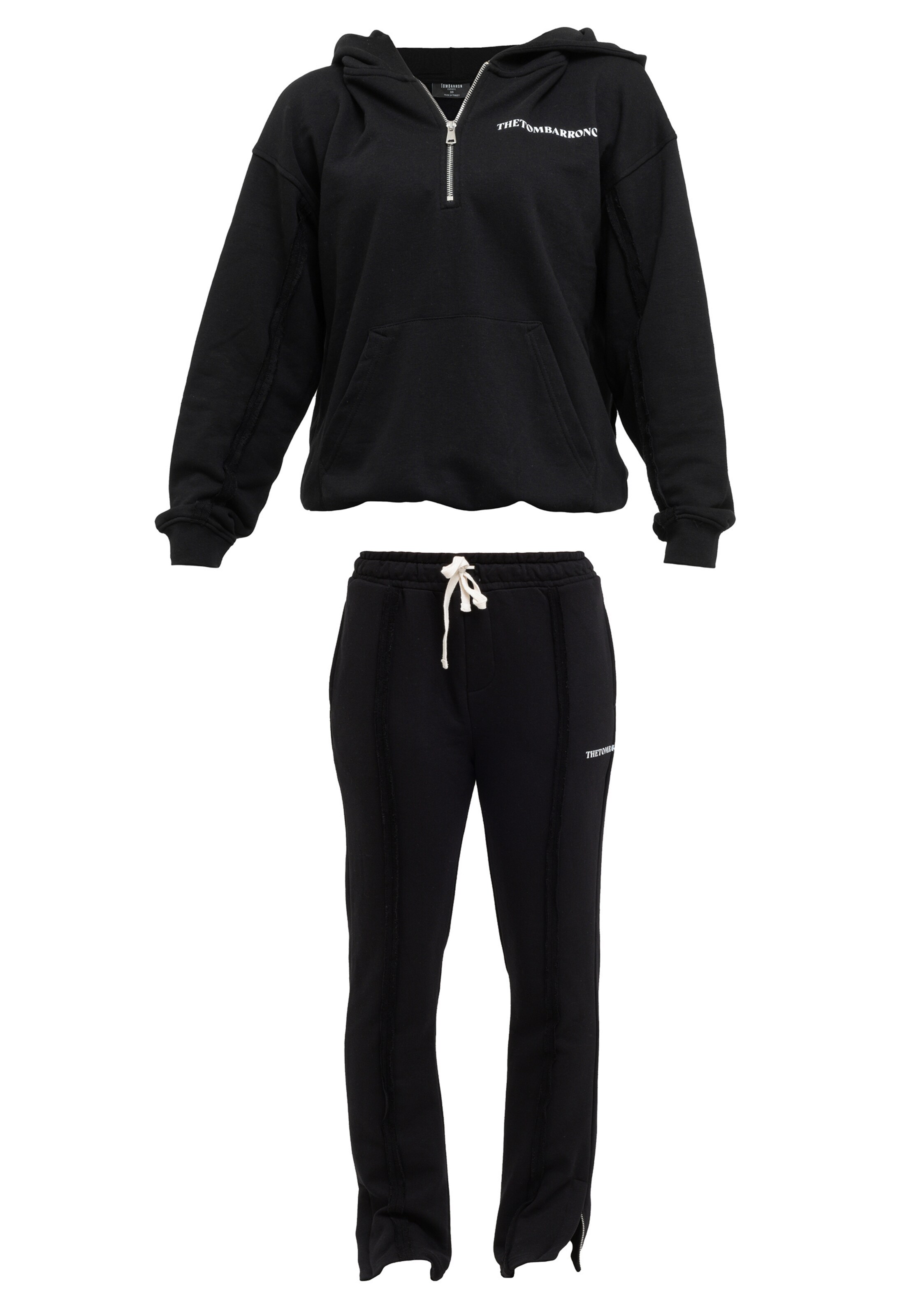 Tom Barron Sportpak in Zwart: voorkant