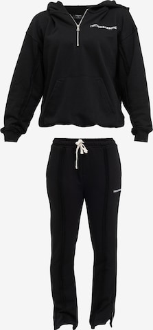 Tom Barron Sports Suit in Black: front