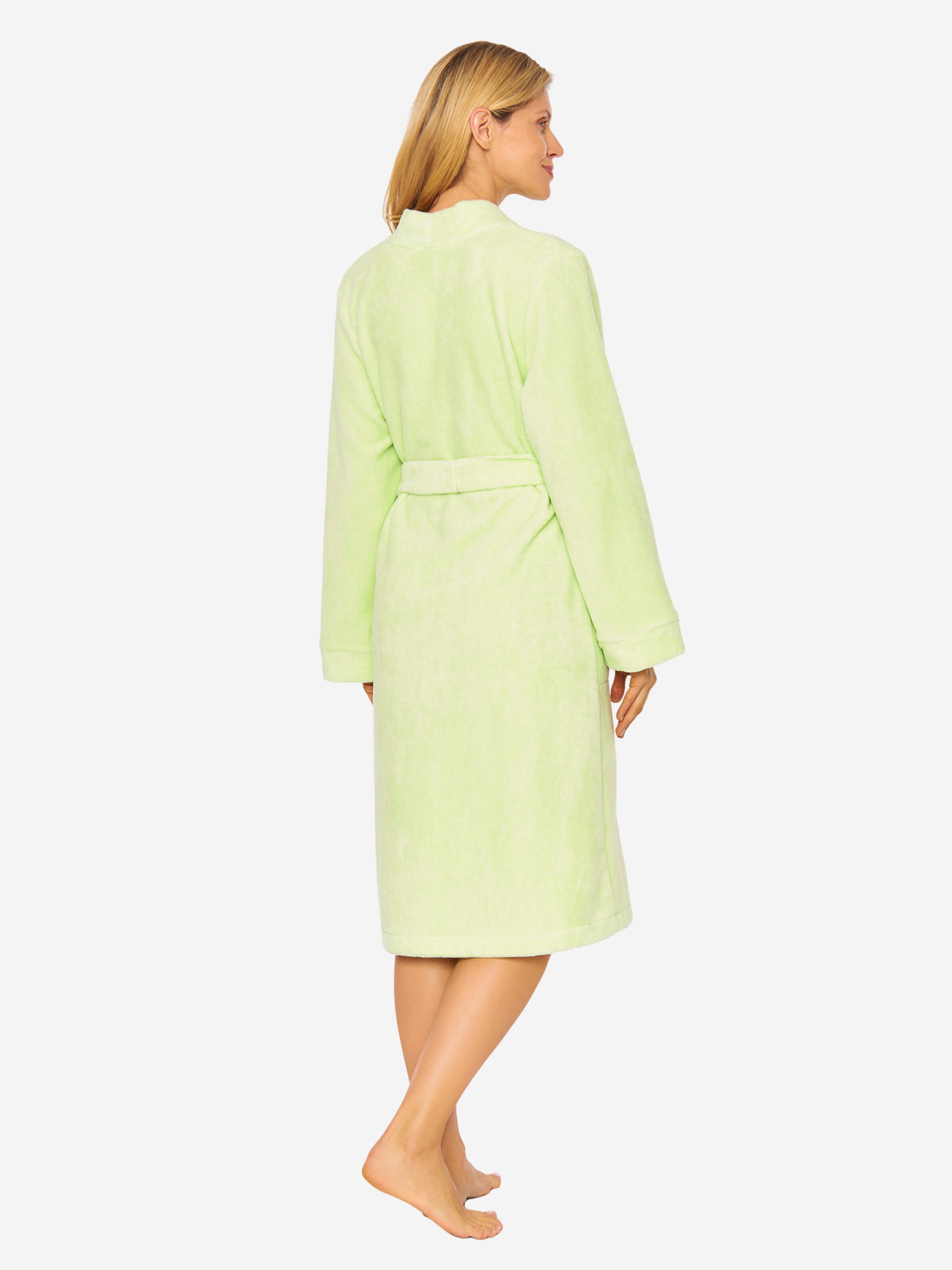 FÉRAUD PARIS Short Bathrobe ' Spa-Mantel ' in Yellow