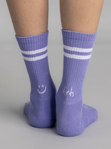 Dirts Socken 'Happy Heel Socks'‌‌‌‌‌‌‌ in Lila