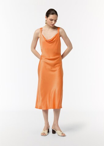 COMMA Kleid in Orange: Vorderseite