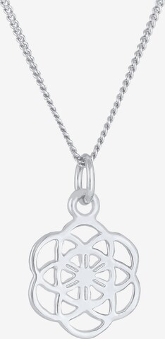 Nenalina Ketting 'Blume' in Zilver: voorkant