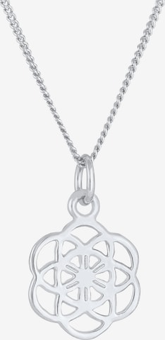 Nenalina Ketting 'Blume' in Zilver: voorkant