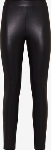 Mavi Skinny Leggings in Black: front