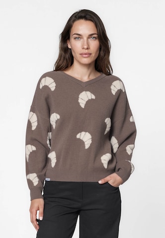 Kleinigkeit Sweater 'Hörnchen' in Brown: front