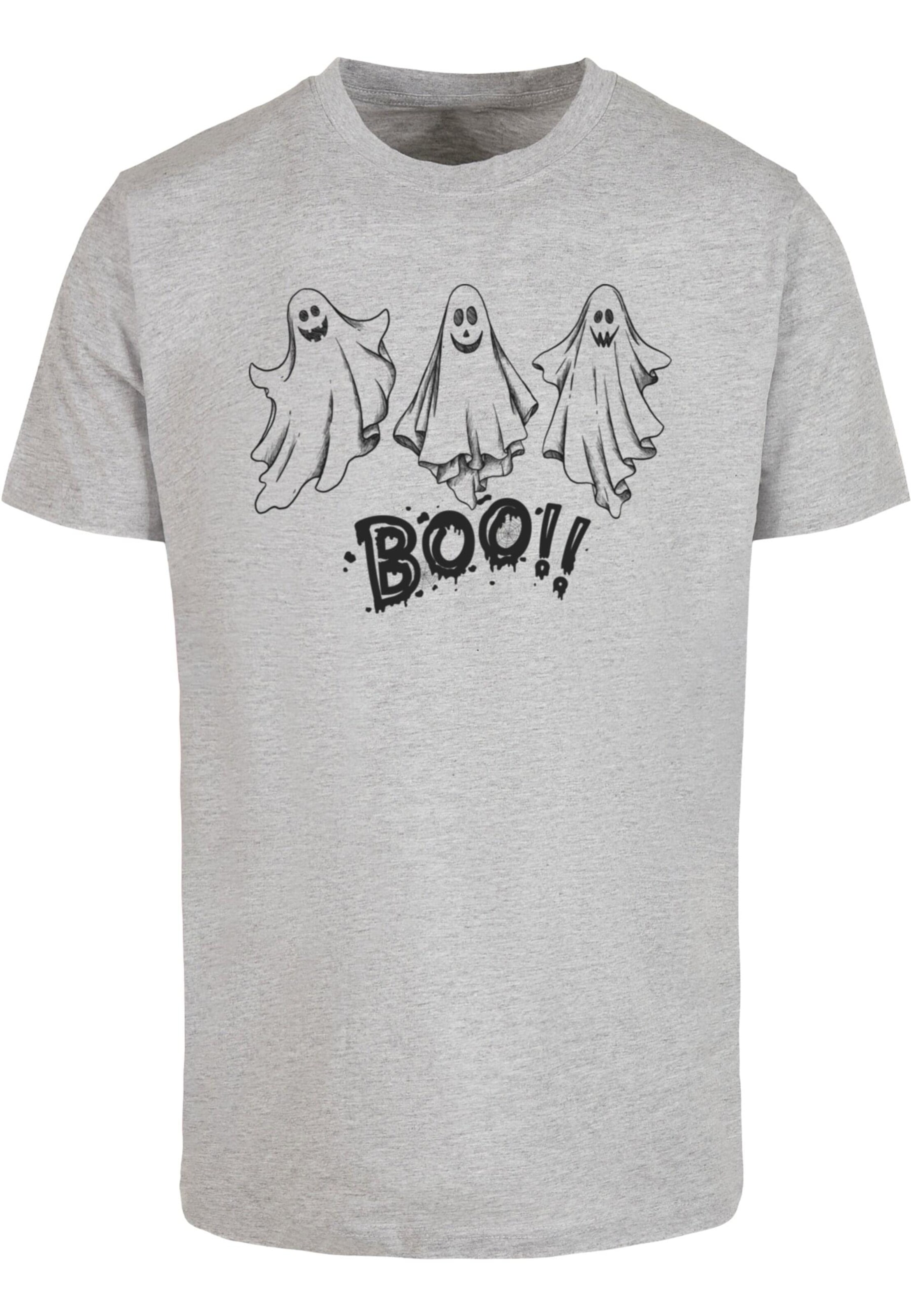 Maglietta 'Halloween - Boo' di ABSOLUTE CULT in grigio: frontale