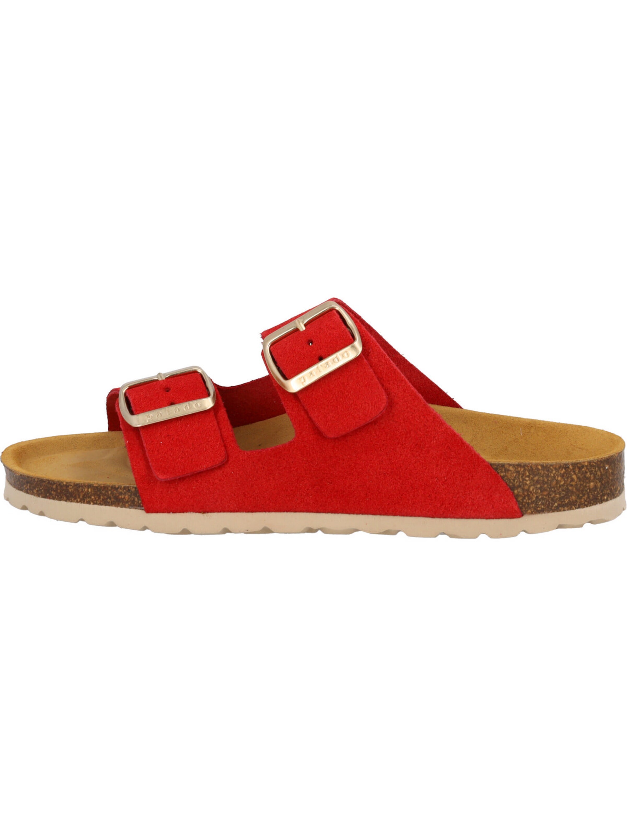 Palado Pantolette 'Palado Korfu Suede Premium Leather'‌‌‌‌‌‌‌‌‌‌ in Rot