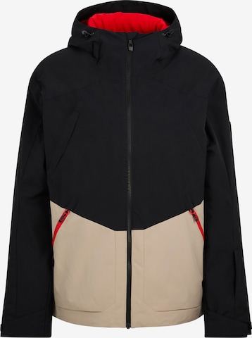 ZIENER Athletic Jacket 'Tobin-Z' in Beige: front