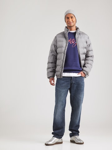 JACK & JONES Winter Jacket 'JCOFUSION' in Grey