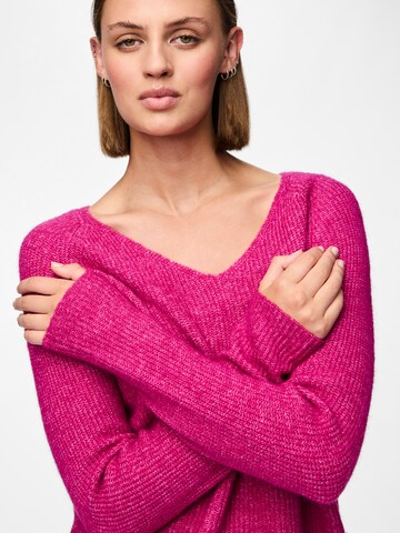 PIECES Sweter 'PCEllen' w kolorze różowy
