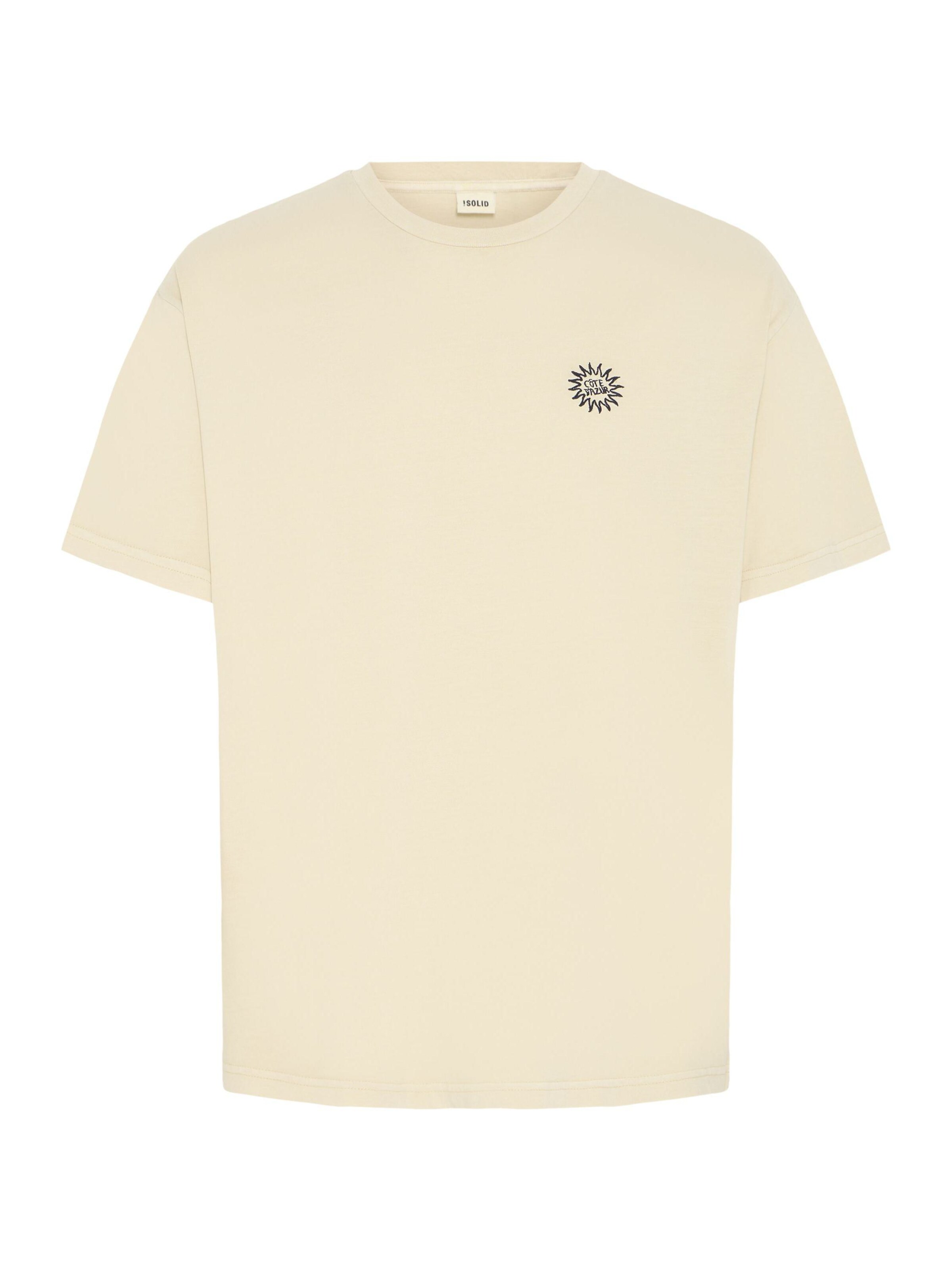 T-Shirt 'PAVEL' !Solid en beige : devant