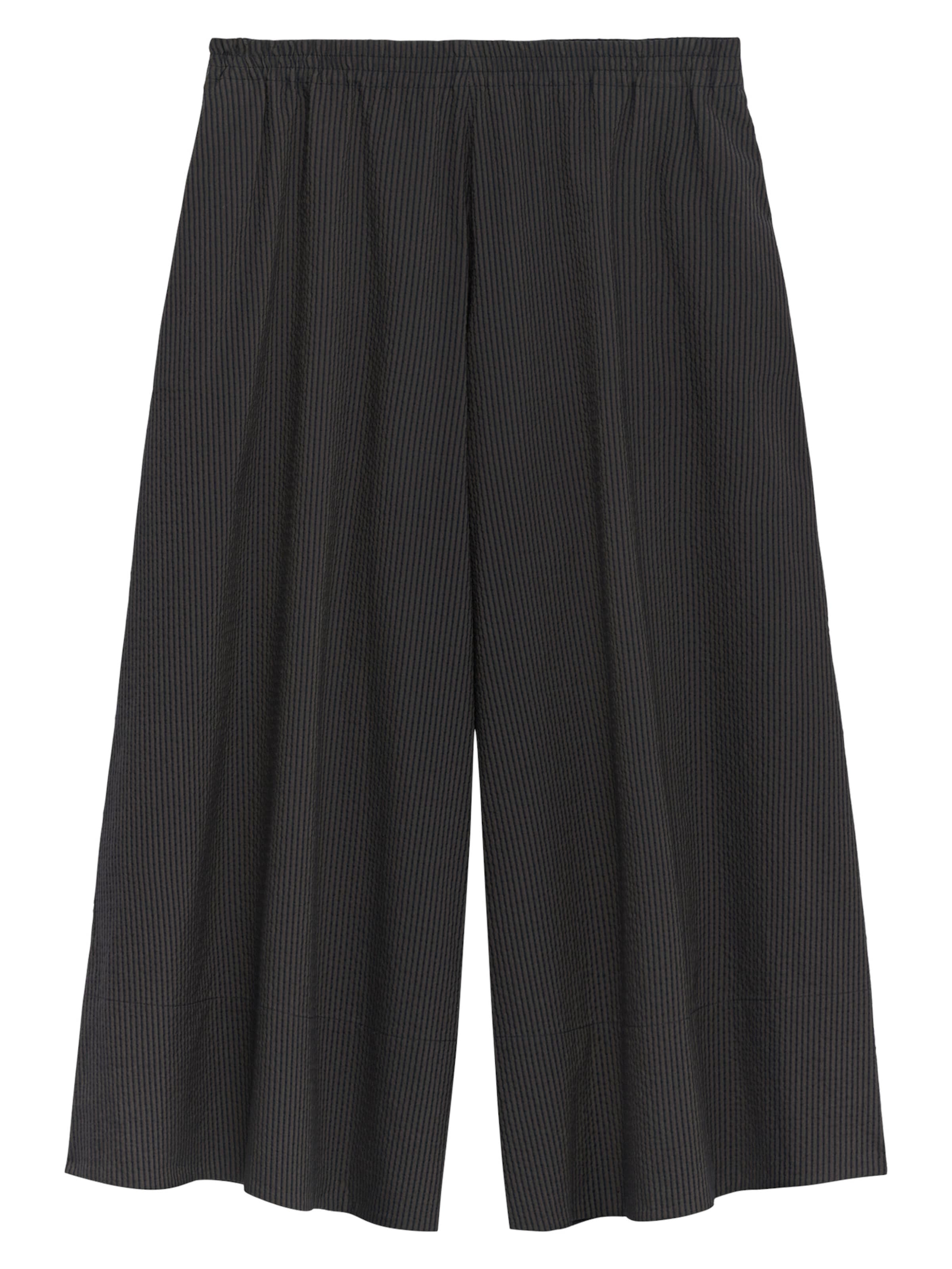 Adolfo Dominguez Zvonové kalhoty Kalhoty – černá: přední strana