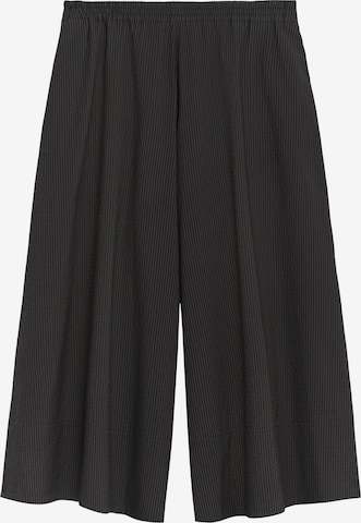 Adolfo DominguezWide Leg/ Široke nogavice Hlače - crna boja: prednji dio