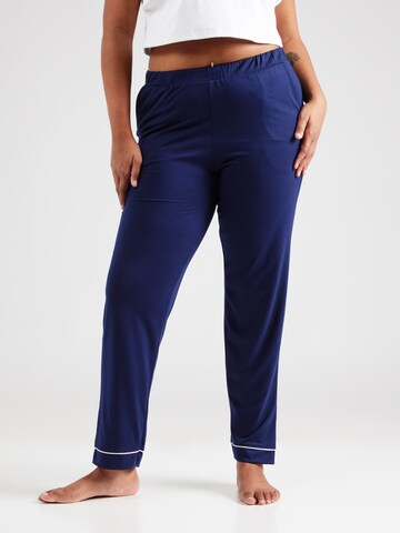 ONLY Carmakoma Pyjamabroek in Blauw: voorkant