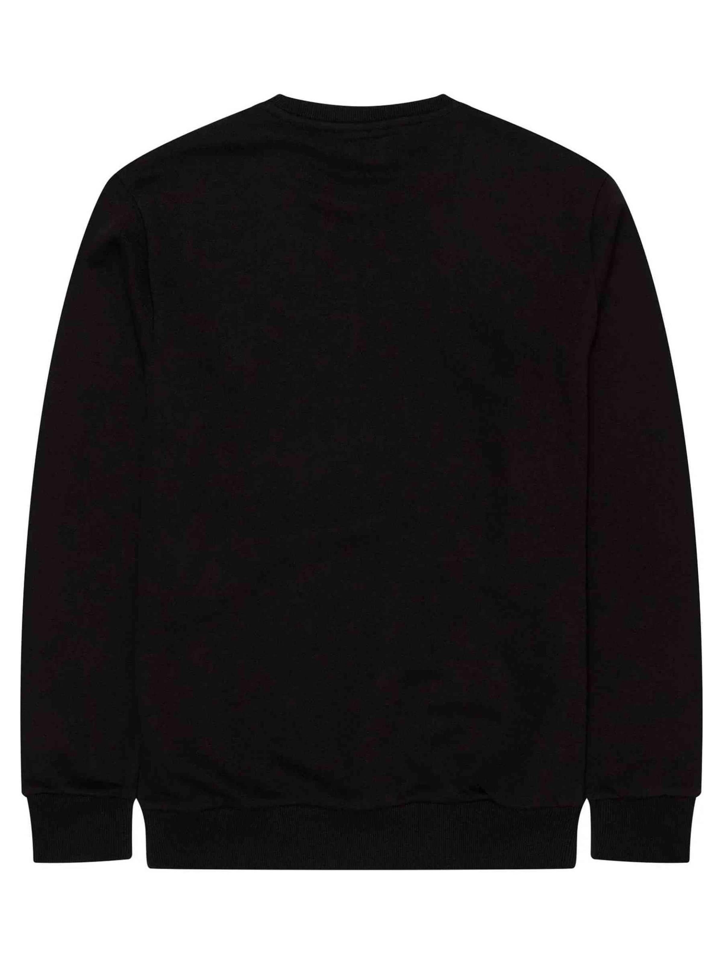NEW ERA - Sweatshirt 'Sudadera new era negra sox mlb regular crew neck chiwhi' em preto