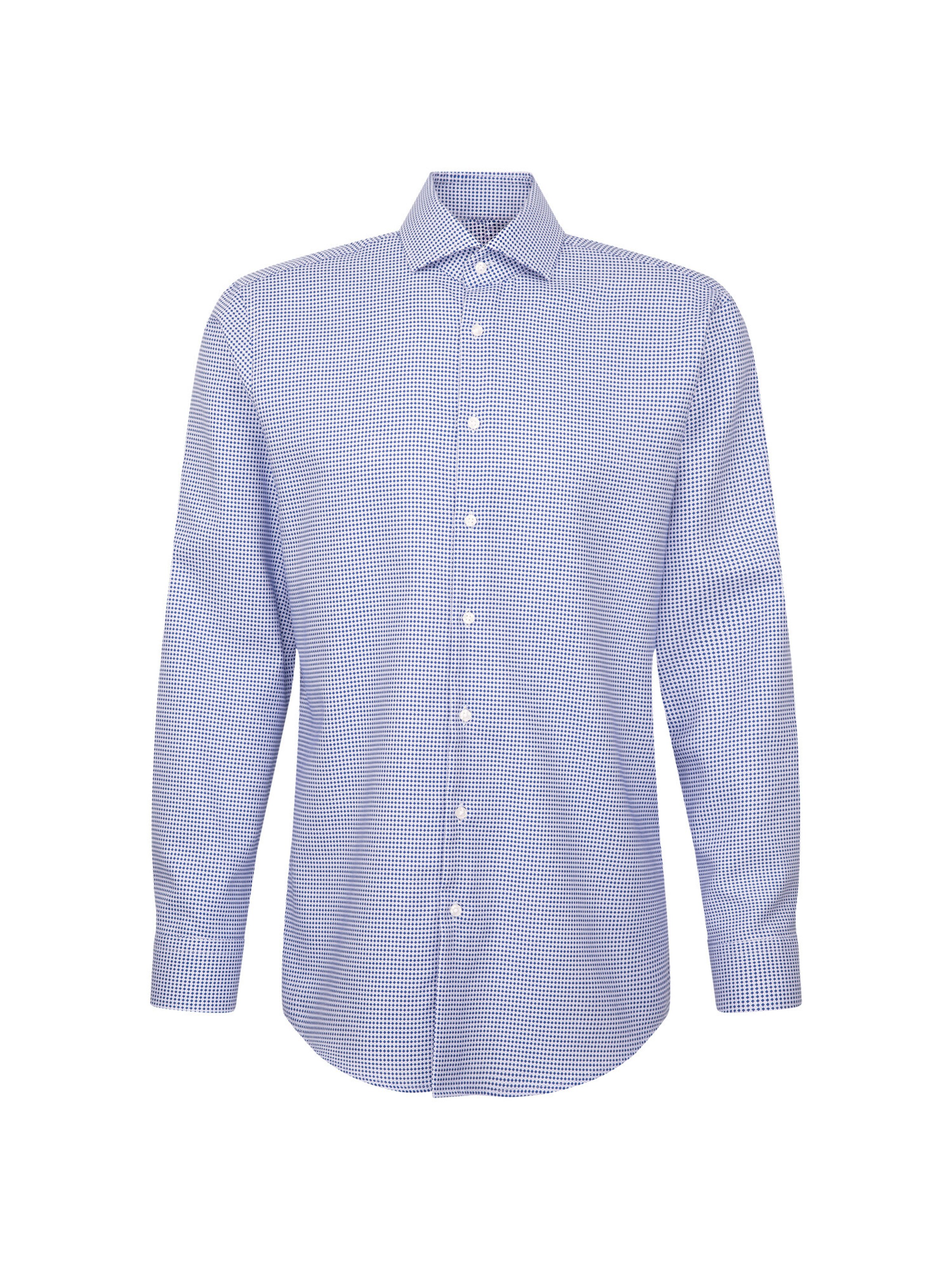 SEIDENSTICKER Regular fit Zakelijk overhemd 'Smart Classic' in Blauw: voorkant