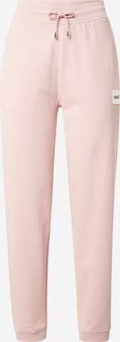 Effilé Pantalon 'Dachibi' HUGO en rose : devant