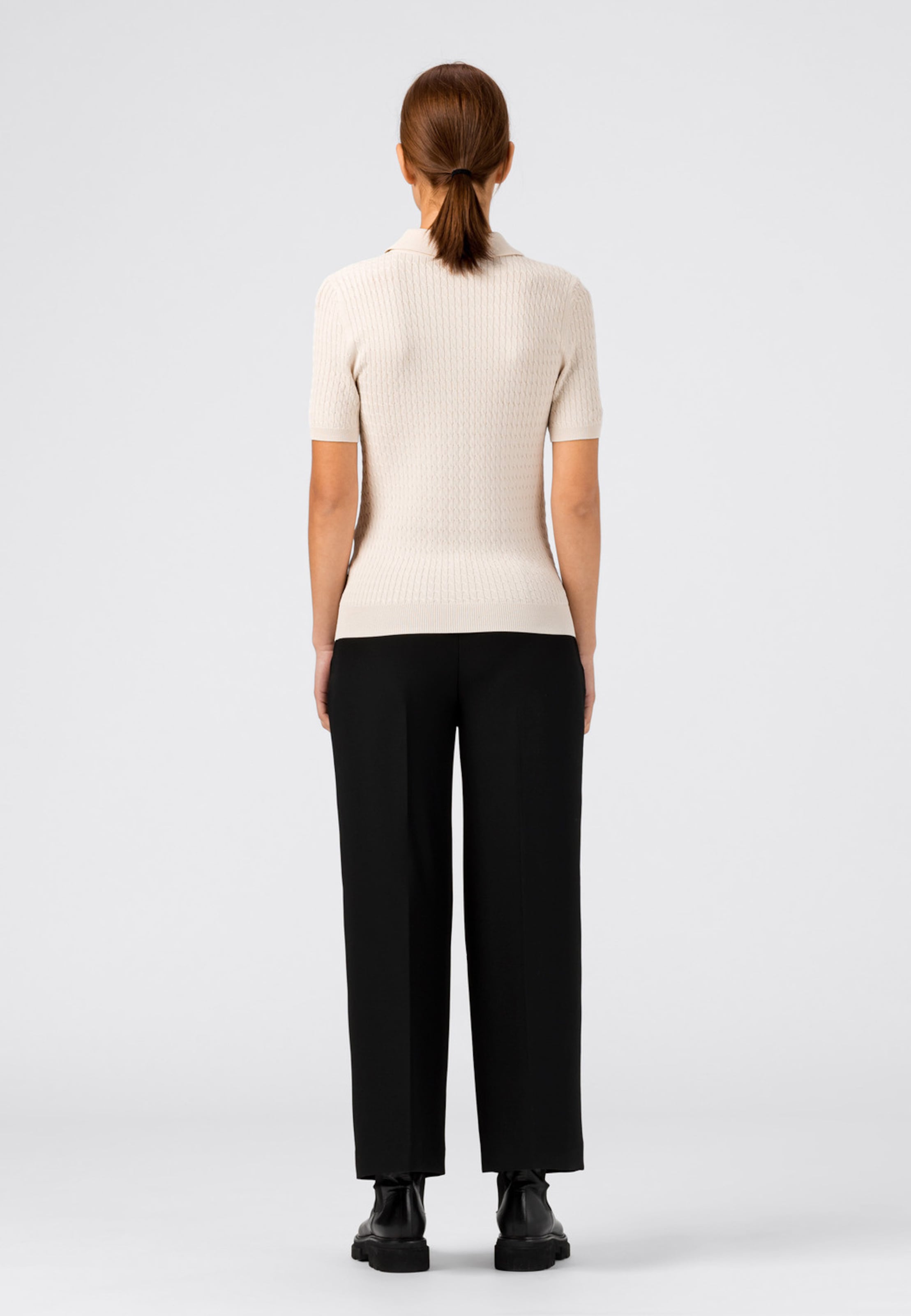 Frauen Pullover & Strick HALLHUBER Pullover in Creme - AJ82274 Frauen Pullover & Strick HALLHUBER Pullover in Creme - AJ82274