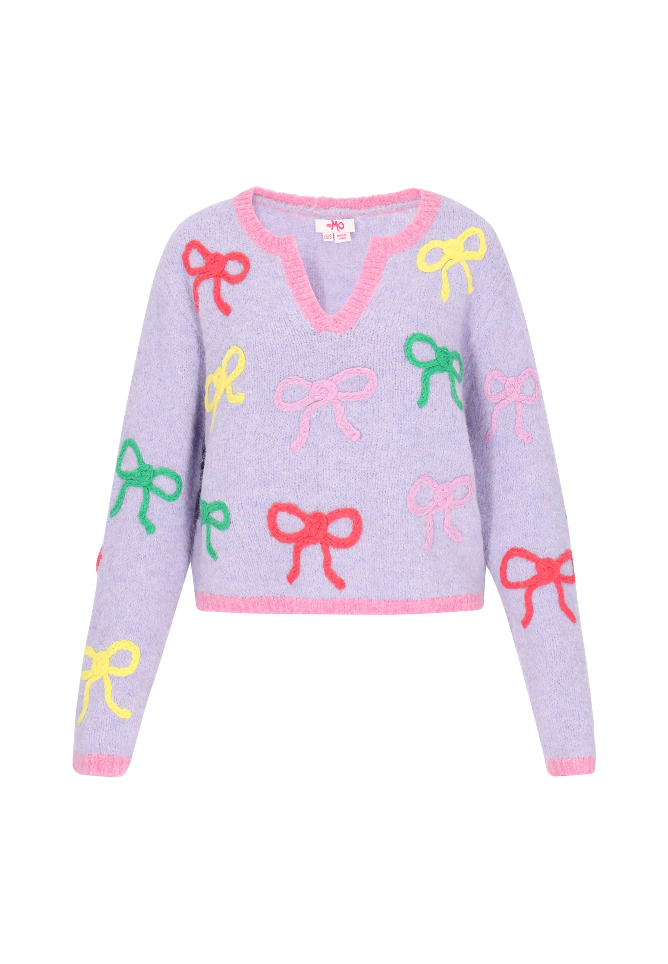 MYMO Pulóver - lila: elől