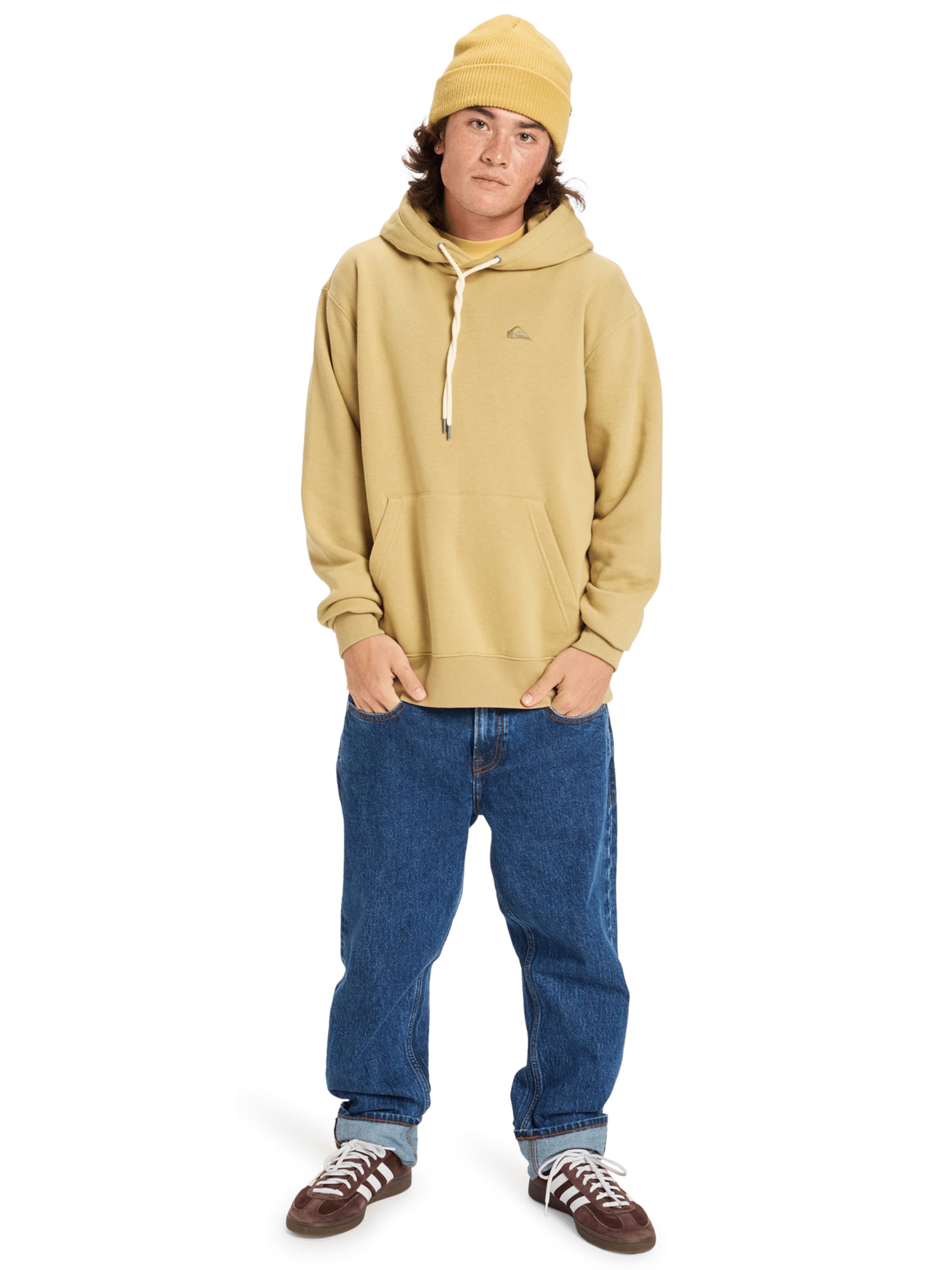 QUIKSILVER Sweatshirt 'Salt Water' in Yellow