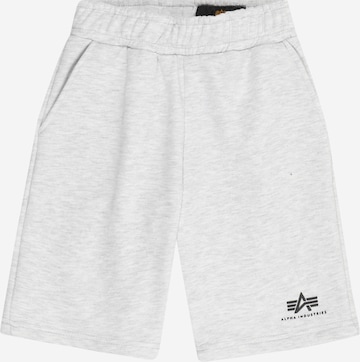 pilka ALPHA INDUSTRIES Standartinis Kelnės: priekis