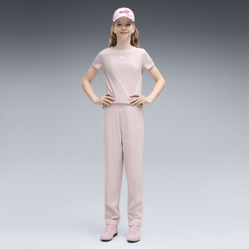 PUMA Regular Sports trousers in Pink: front