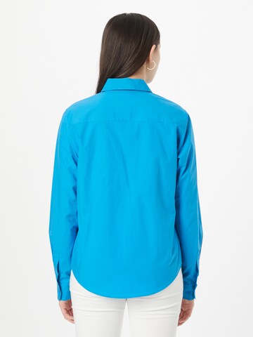 HUGO Red Bluse in Blau