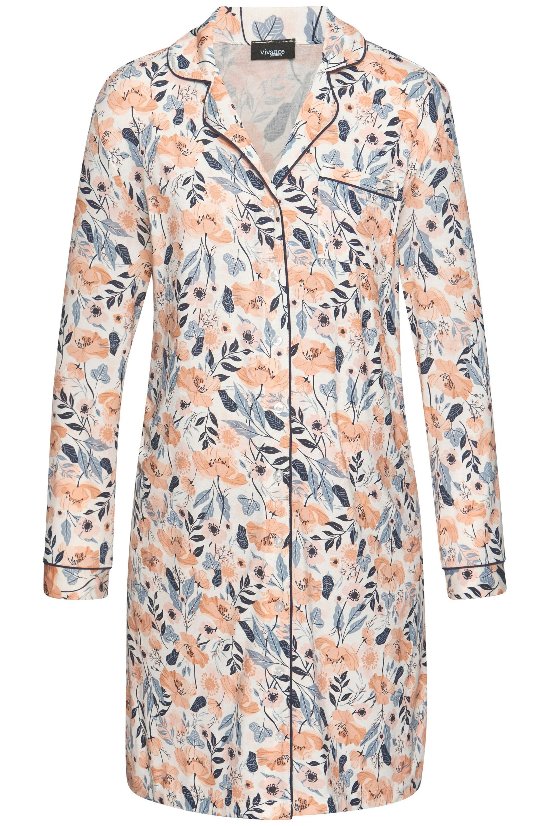 Chemise de nuit VIVANCE en blanc