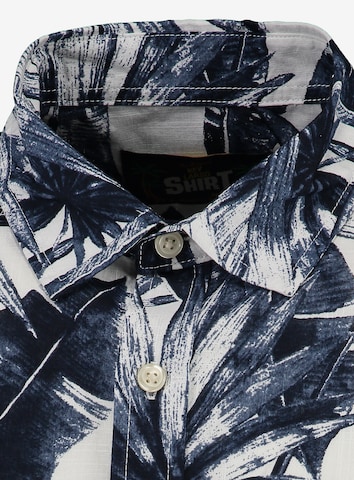 Key Largo Regular fit Button Up Shirt 'MSH INSTINCT' in White