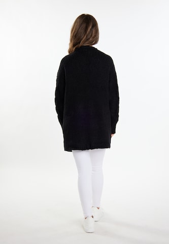 usha WHITE LABEL Strickjacke 'Vanne' in Schwarz