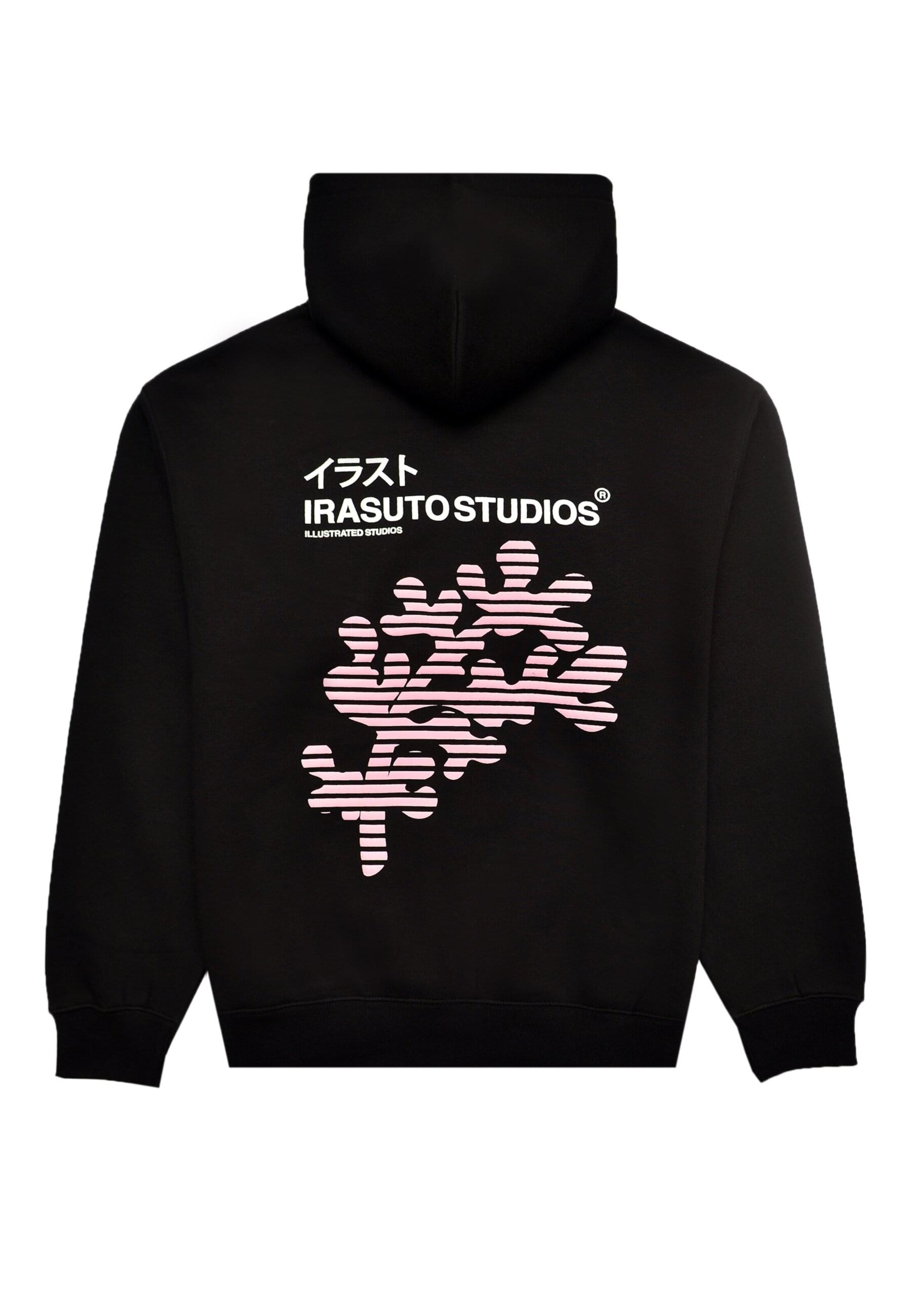 Sweat-shirt 'Sakura Wave' Irasuto Studios en noir