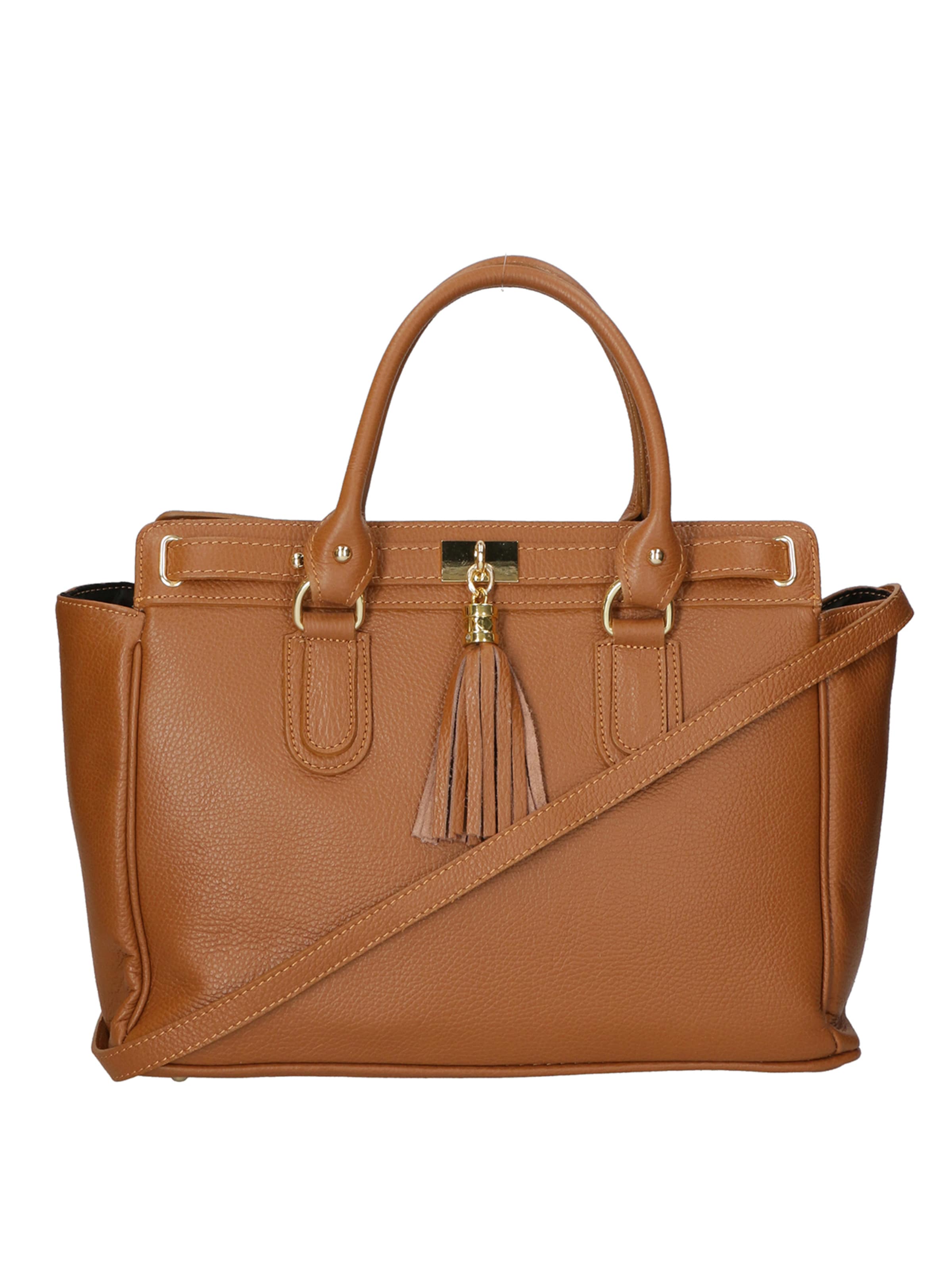 Gave Lux Handtas in Bruin: voorkant