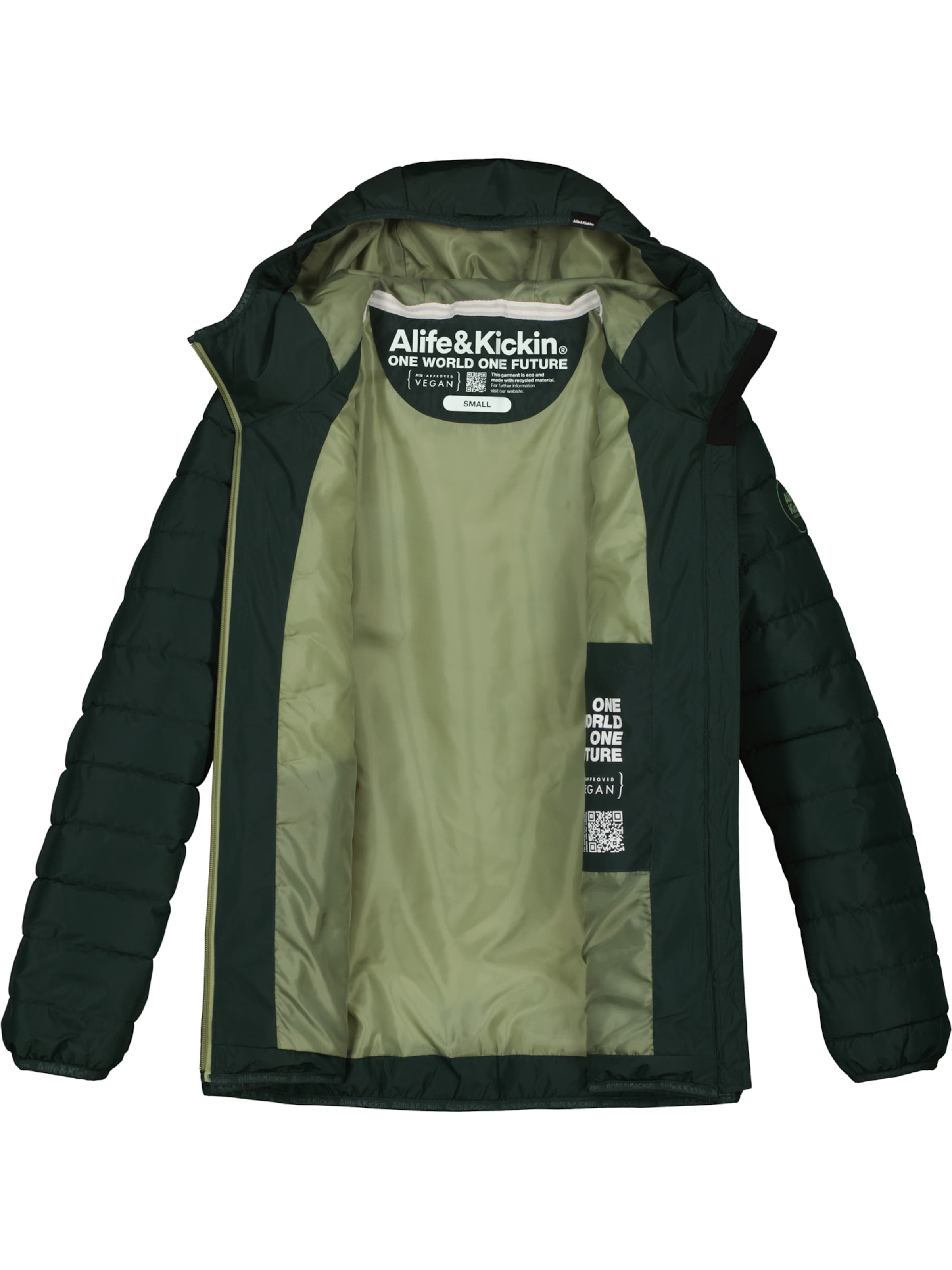 alife & kickin Přechodná bunda 'RabeaAK A' – zelená