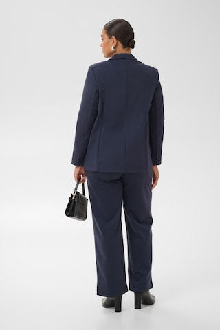 KAFFE CURVE Blazer i blå