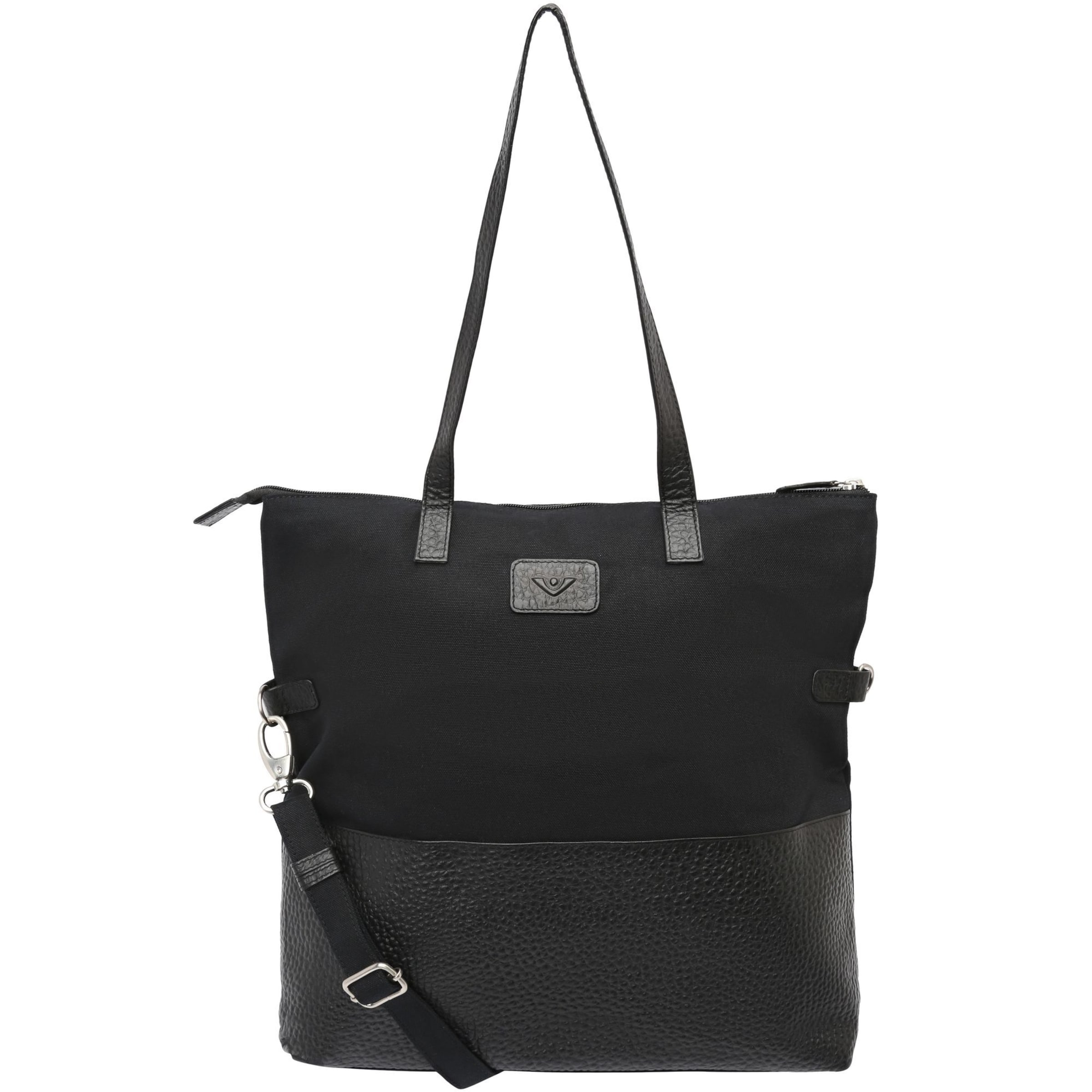 VOi Schultertasche 'Malea' in Schwarz: Vorderseite