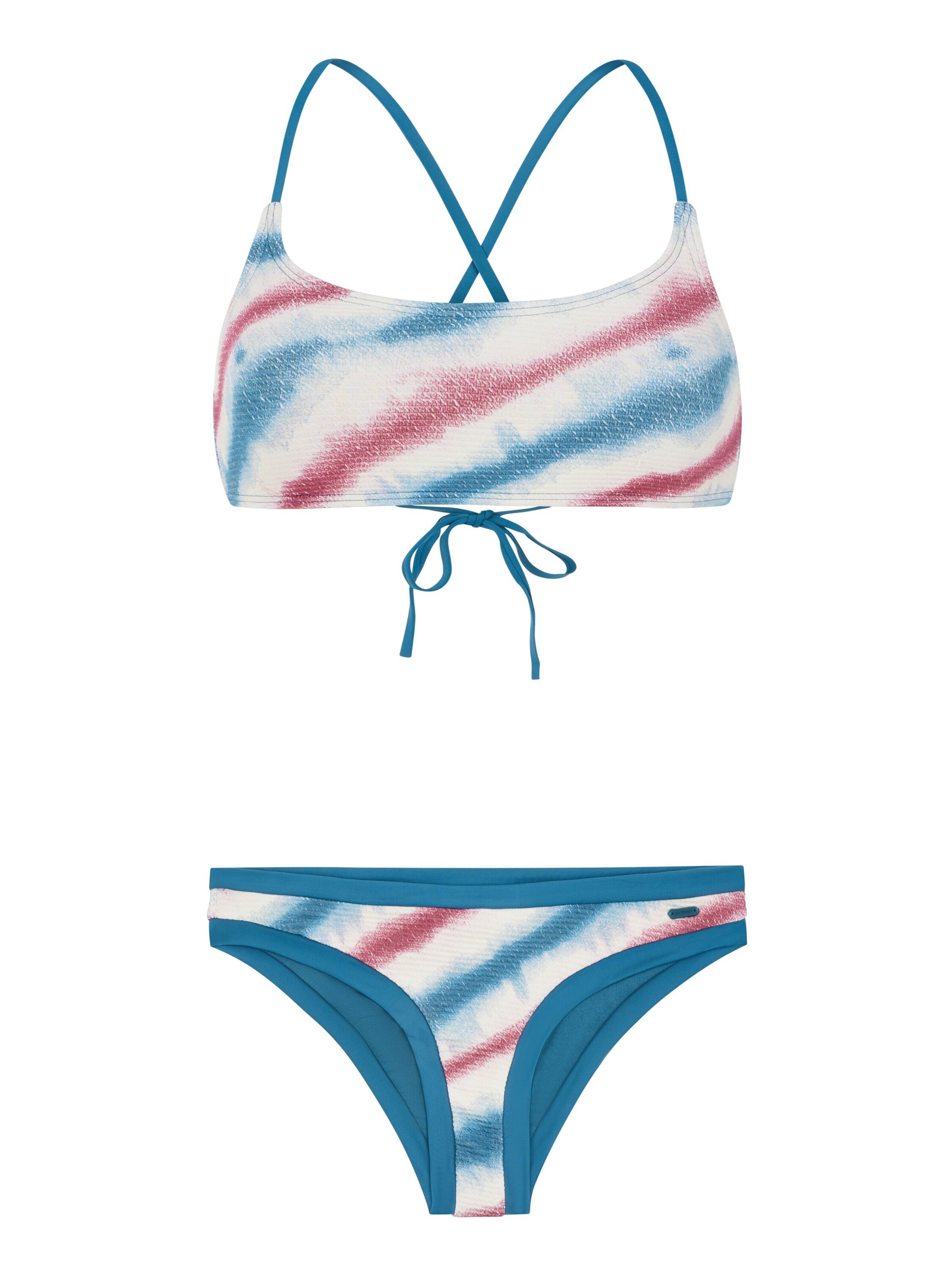 PROTEST Bralette Bikini 'PRTKIRKLEY' in Blue: front