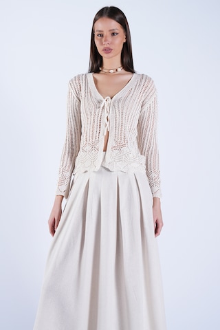 Trend Alaçatı Stili Cardigan i beige: forside